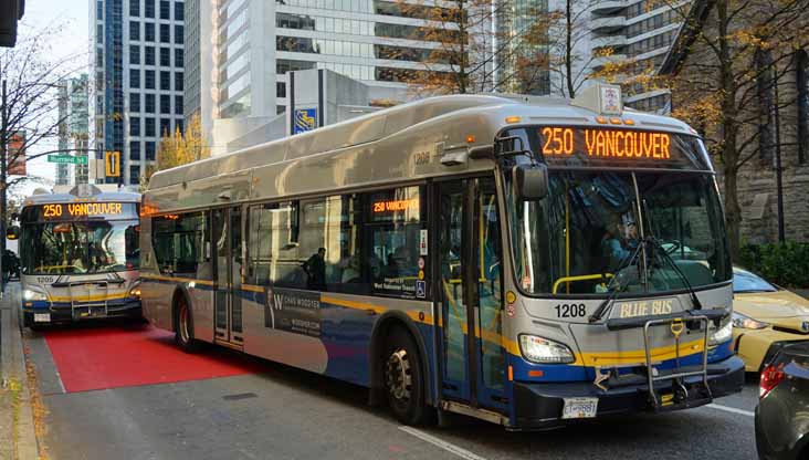 West Vancouver New Flyer Xcelsior XD40 1208 & 1205